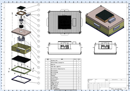 FAN FILTER UNIT Assembly & Exploded view